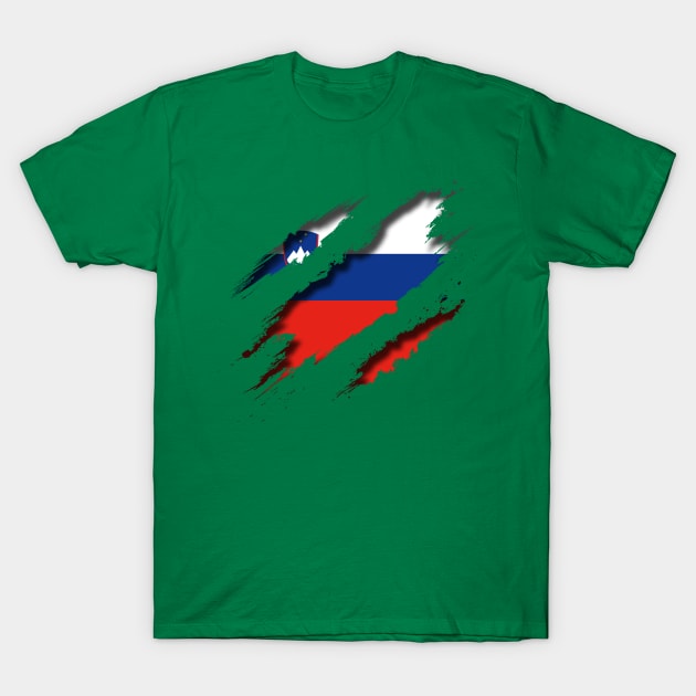 Slovenia Shredding T-Shirt by blackcheetah